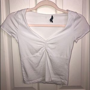 Brandy White Gina Top